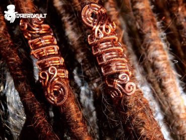 kupferdraht dreadperlen, dreadperle, dread pearls from copper, wire dread beads, draht dreadperlen, draht schnmuck, dread draht schmuck,dreadkult, dreadlocks